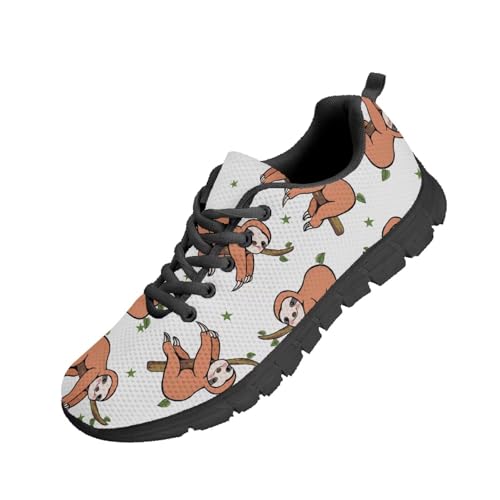 Beauty Collector Sloth Tree Green Star Tennis Shoes for Women Sports Fashion Sneaker Black Sole Beauty Collector Sloth Tree Green Star Tennis Shoes for Women Sports Fashion Sneaker Black Sole von Beauty Collector