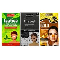 Beauty Formulas - Nose Pore Strips Purifying Gold - 6 strips von Beauty Formulas