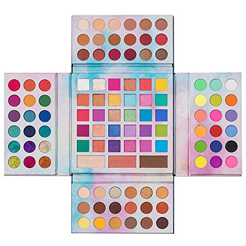 Beauty Glazed 105 Farben Ultra Pigmentierte Schimmer Lidschatten-Palette Kombination mit Lidschatten Contour Blush Highlighter Kosmetikpuder Matter Glitter All in One Makeup Kit von Beauty Glazed