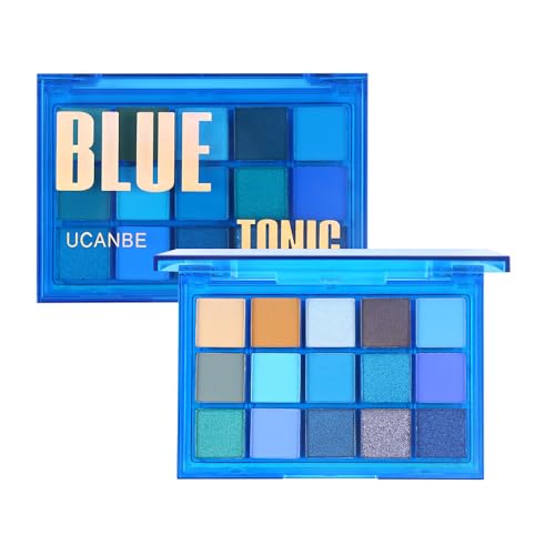 Beauty Glazed 15 Farben Lidschatten Palette Kürbisse Orange Hochpigmentiert Eyeshadow Palette Matt und Schimmernde Make Up Palette für Halloween Party von Beauty Glazed