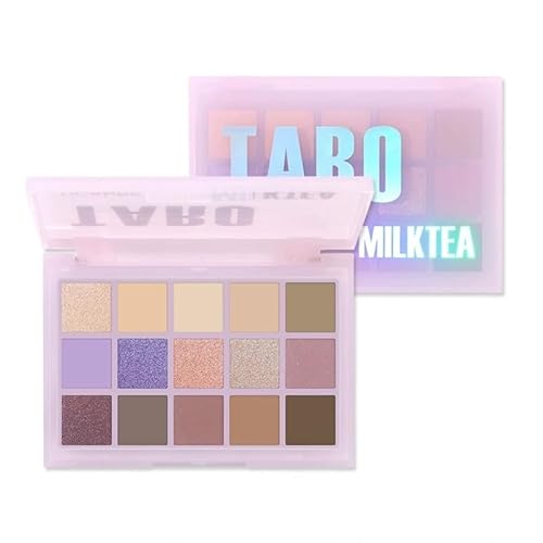 Beauty Glazed 15 Farben Lidschatten Palette Kürbisse Orange Hochpigmentiert Eyeshadow Palette Matt und Schimmernde Make Up Palette für Halloween Party von Beauty Glazed