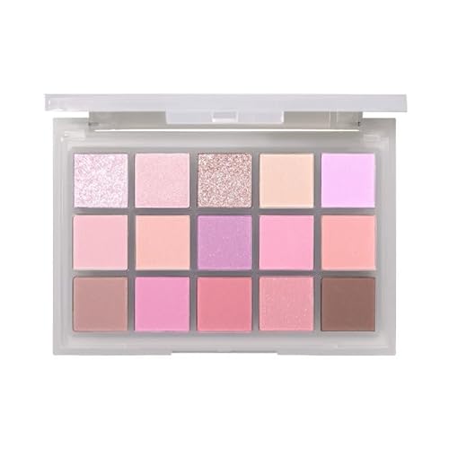 Beauty Glazed 15 Farben Lidschatten Palette Kürbisse Orange Hochpigmentiert Eyeshadow Palette Matt und Schimmernde Make Up Palette für Halloween Party von Beauty Glazed