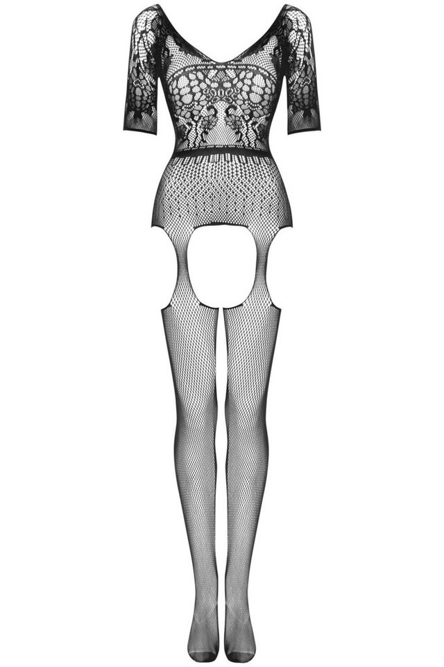 Beauty Night Fashion Bodystocking Catsuit Courtney schwarz Bodystocking kurzarm 20 DEN (1 St) von Beauty Night Fashion