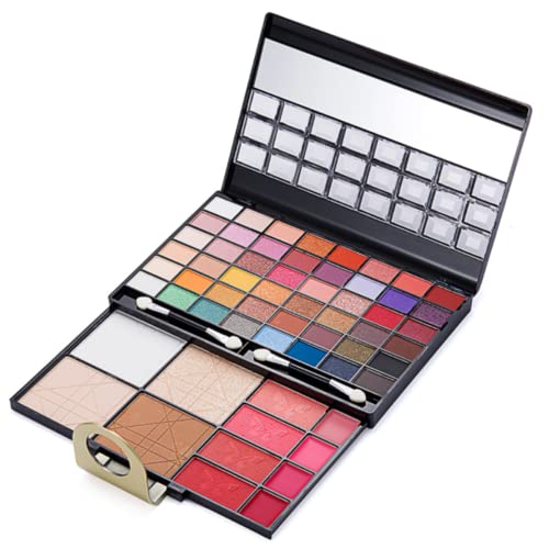 60 Colors All in One Makeup Set, Professional Cosmetic Kit Combination with Matte and Glitter Shimmer Eyeshadow, Cream Concealer, Facial Blusher,Makeup Applicators and Mirror von Beauty Searcher