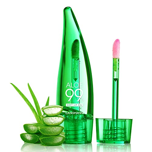 Aloe Vera Lip Oil, Hydrating Lip Glow Lip Tint, Tag und Nacht Lippenpflege Transparent Natural Lip Gloss Lip Balm,Long Lasting Moisturizing Enhancer Lip Care Shine Lip Oil (3) von Beauty Searcher