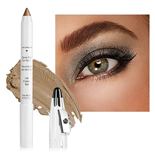 Glitzer-Lidschattenstift, 2-in-1-Eyeliner-Stift mit Schimmer-Lidschattenstift, glänzender Perlen-Creme-Lidschattenstift, Augen-Make-up, wasserfester, langlebiger Lidschattenstift (#09) von Beauty Searcher