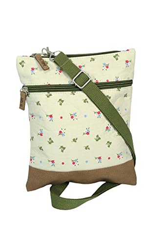 Crossbag Tasche Blümchen (Beige Bunt) von Beauty Thinxx