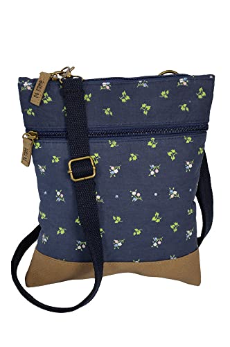 Crossbag Tasche Blümchen (Blau Bunt) von Beauty Thinxx