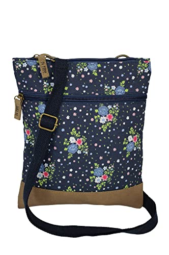 Crossbag Tasche Flowers (Blau Bunt) von Beauty Thinxx