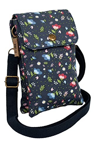 Mini Crossbag Tasche Floral (Blau Bunt) von Beauty Thinxx