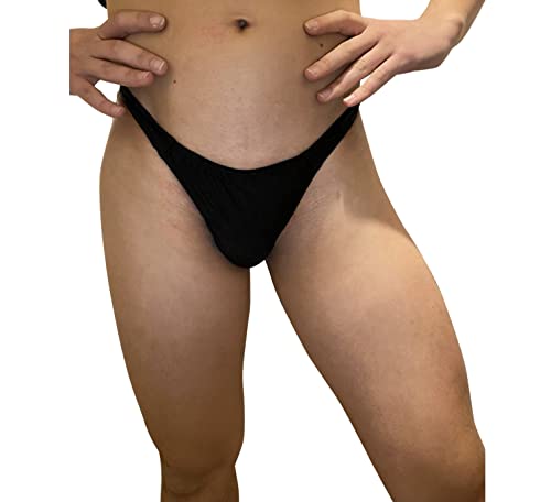 Transgender-Unterwäsche, Tucking Gaff, Trans Höschen, Trans-Unterwäsche den Penis zu verstecken, Transgender Höschen, Hiding gaff, Travestit tanga, Unterwäsche für transgender (Blau, L) (Schwarz, L) von Beauty Trans