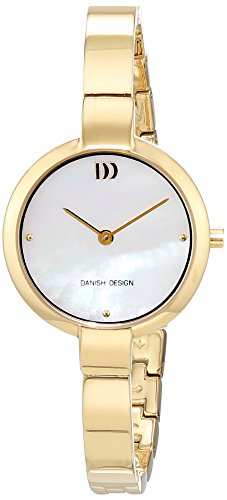 Danish Design Damen Analog Quarz Uhr mit Edelstahl beschichtet Armband 3320228 von Beauty Water