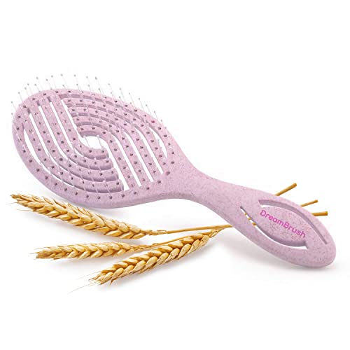 Beauty by Beck DreamBrush Bio Haarbürste - Entwirrbürste ohne Ziepen - für Damen, Herren und Kinder - aus Wheat Straw - angenehm für die Kopfhaut - auch für lange Haare und Locken Beauty by Beck DreamBrush Bio Haarbürste - Entwirrbürste ohne Ziepen - für Damen, Herren und Kinder - aus Wheat Straw - angenehm für die Kopfhaut - auch für lange Haare und Locken von Beauty by Beck