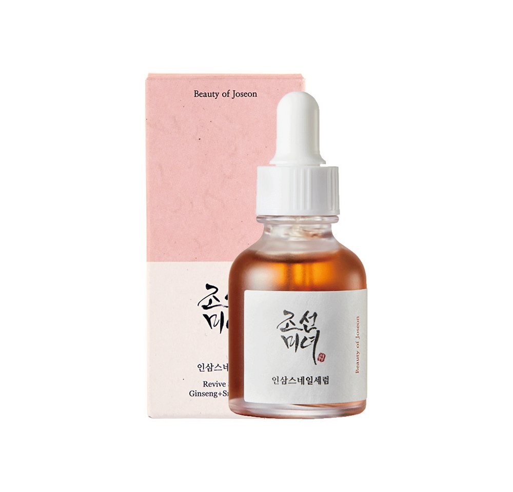 Beauty of Joseon Gesichtsserum Revive Repair Serum Ginseng + Snail Mucin, bringt die Haut zum Strahlen von Beauty of Joseon