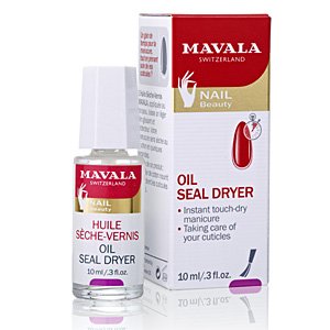 Mavala Switzerland Nail Beauty Oil Seal Dryer Nagellack zum trocknen der Nagellackfarbe Inhalt: 10ml Nail Polish Nagellack für eine blitzschnell zum Anfassen trockene Maniküre. Zusätzlich wird die Nagelhaut gepflegt. Nagellack-Schnelltrockner-Öl von Beauty & Books