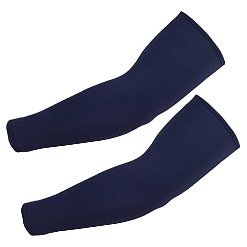 Beauty7-2 Stücke Vollarm Tätowierung Abdeckung unisex Armbedeckung Armstulpe Atmungsaktiv Armschutz Sportstulpe Tattoo cover up full sleeve cover up - Farbe: Royal Blau von Beauty7