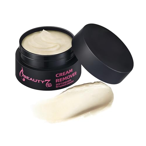 Beauty7 Creme Wimpernverlängerung Entferner 5g für Wimpern Haar durch Haar Geruchsfrei von Beauty7