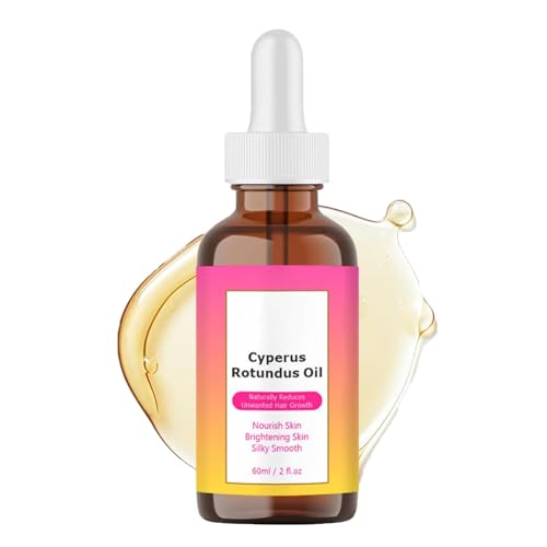 Cyperus Rotundus Oil, Cyperus Rotundusöl für Haarentfernung, Reine Natürliche Körper und Gesichts Haarentfernung für Frauen, Feuchtigkeitsspendend, Beruhigend (1) von BeautyBloom