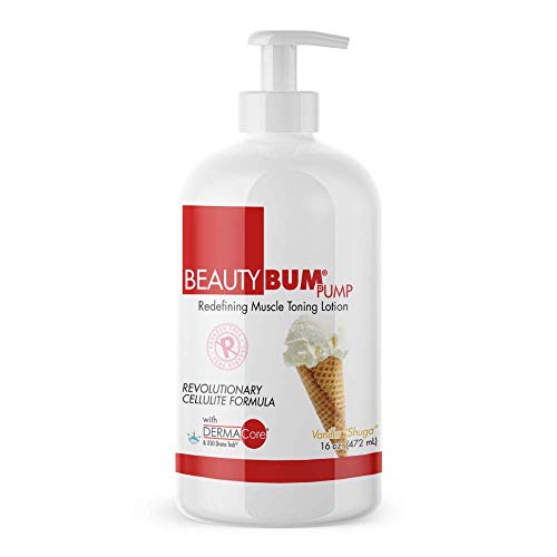 BeautyBum Pump für Muskeltoning Lotion, Vanilla Shuga BeautyFit für Damen, 400 g von BeautyFit