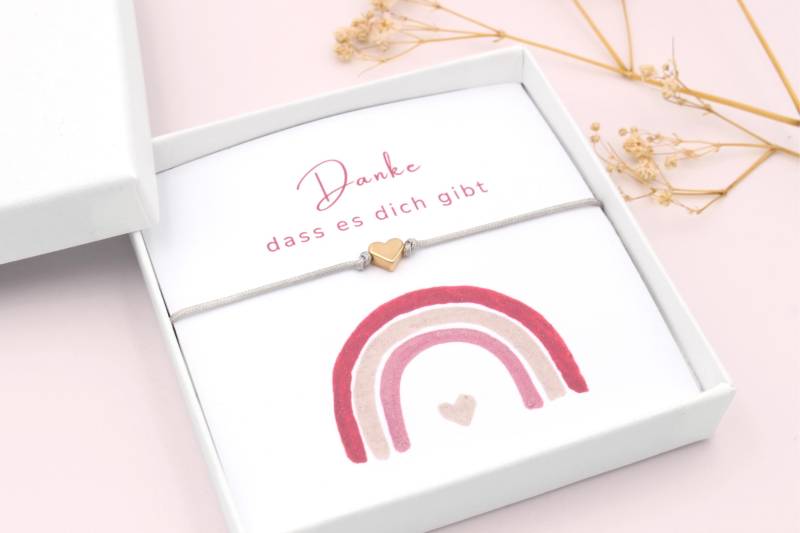 Freundschaftsarmband Mit Karte in Schmuckschachtel - Geschenk Freundin Danke Sagen Oder Einfach So Freundschaftsarmband Mit Karte in Schmuckschachtel - Geschenk Freundin Danke Sagen Oder Einfach So von BeautysartDesign