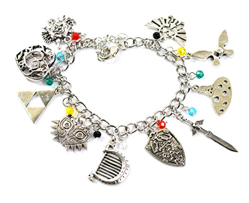 Beaux Bijoux Armband mit Charms von Legend of Zelda, Cosplay-Zubehör aus „Wind Waker und Triforce“ von Beaux Bijoux