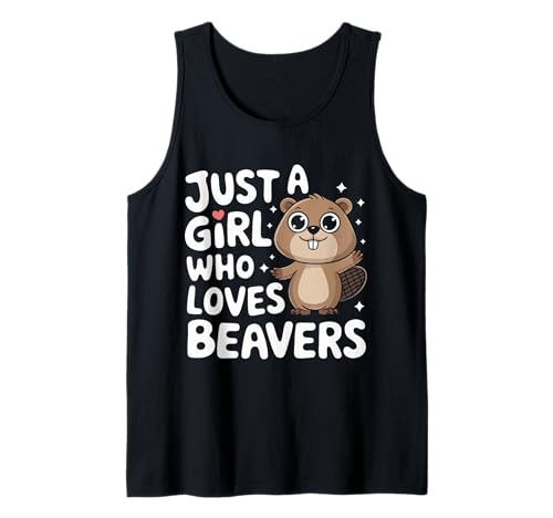 Biber Just A Girl Who Loves Beavers Tank Top von Beaver Animal