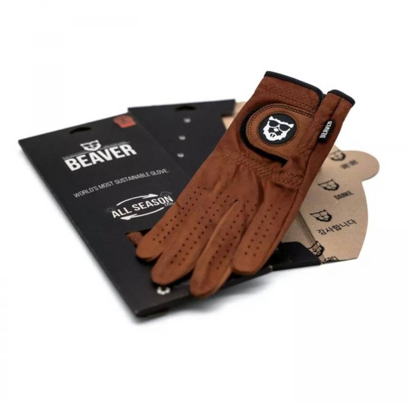 Beaver Golf Golfhandschuhe Beaver Golf Golfhandschuh All Season Braun Damen Linker Handschuh von Beaver Golf