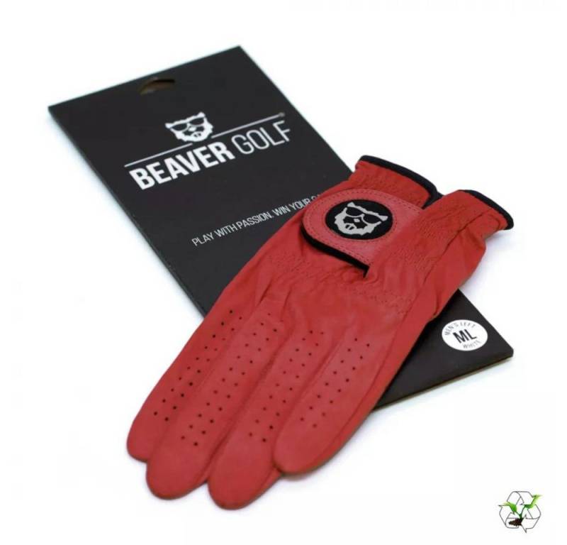 Beaver Golf Golfhandschuhe Beaver Golf Golfhandschuh Rot Damen Linker Handschuh von Beaver Golf
