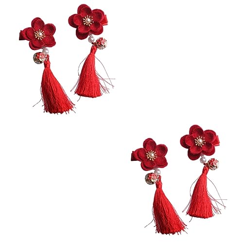 Beavorty 2 Paar Chinesische Haarspange Hanfu-haarspange Vintage Haarnadel Im Chinesischen Stil Haarschmuck Im Chinesischen Stil Haare Im Chinesischen Stil Lange Quasten Kristall Braut von Beavorty