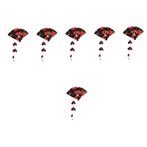 Beavorty 6st Haarnadel Haarschmuck Mit Langen Quasten Kimono-haarspangen Kimono-blumenquasten-haarspangen Quaste Haarspange Chinesische Haare Einstellen Braut Hanfu Bettwäsche Aus Baumwolle von Beavorty