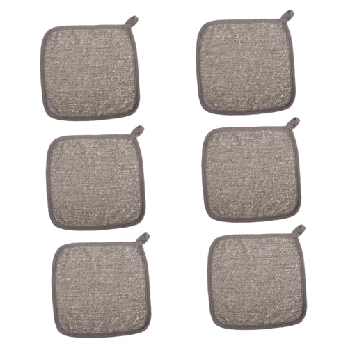 Beavorty 6 Stück Kohle-badetücher Peeling-waschlappen Für Gesichtsbürste Luffabürste Und Peeling-handtuch von Beavorty