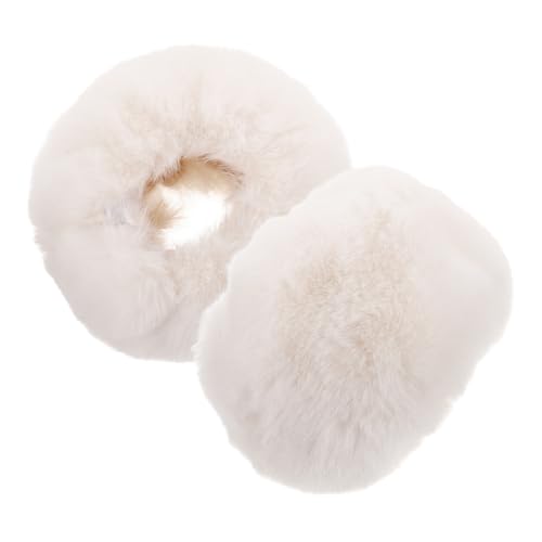 Beavorty Einfache Und Bequeme Handgelenkmanschetten Aus Kunstpelz Für Damen Flauschige Und Warme Armstulpen Für Winter Und Leichtgewichtige Armbänder Aus Kunstpelz Für Kaltes Wetter von Beavorty