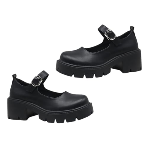 Beavorty 1 Paar Damen Chunky Heels Schuhe Schuhe mit Blockabsatz für Partys Formelle Anlässe Atmungsaktiv von Beavorty