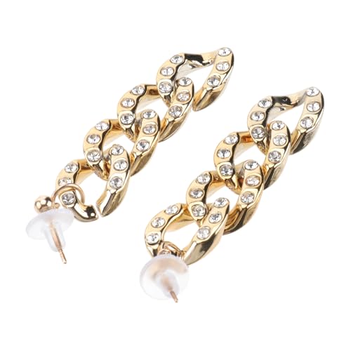 Beavorty 1 Paar Diamantohrringe Strass Ohrschmuck Damen Dangler Hip Hop Danglers Hip Hop Ohrhänger Einfache Lange Ohrringe Ohrschmuck Legierung Ohrhänger Lange Ohrdekore Goldener Zirkon Beavorty 1 Paar Diamantohrringe Strass Ohrschmuck Damen Dangler Hip Hop Danglers Hip Hop Ohrhänger Einfache Lange Ohrringe Ohrschmuck Legierung Ohrhänger Lange Ohrdekore Goldener Zirkon von Beavorty