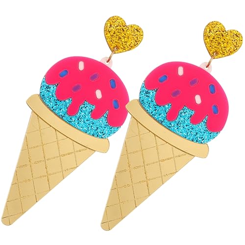 Beavorty 1 Paar Eiscreme Ohrringe für Kreative Dessert Ohrhänger Hochwertigem Harz Farbenfroh Leicht Hypoallergen für Partys Besondere Anlässe Beavorty 1 Paar Eiscreme Ohrringe für Kreative Dessert Ohrhänger Hochwertigem Harz Farbenfroh Leicht Hypoallergen für Partys Besondere Anlässe von Beavorty