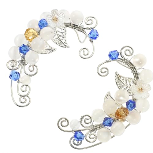 Beavorty 1 Paar Elfen Ohrringe Ohrhänger Clip Ohrringe für Hochzeiten für Frauen Nicht Durchbohrend Farbige Ohraccessoires für Cosplay Beavorty 1 Paar Elfen Ohrringe Ohrhänger Clip Ohrringe für Hochzeiten für Frauen Nicht Durchbohrend Farbige Ohraccessoires für Cosplay von Beavorty