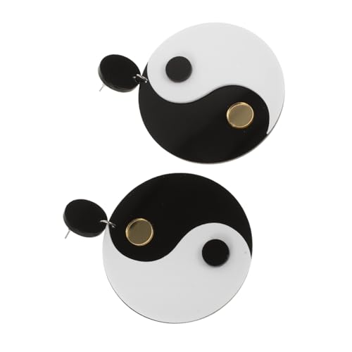 Beavorty 1 Paar Extravaganter Tai Chi Yin Ohrringe für Frauen Kreative Ohrhänger Strapazierfähigem Stilvolle Ohrschmuck für Verschiedene Outfits für Besondere Anlässe und Tägliche Beavorty 1 Paar Extravaganter Tai Chi Yin Ohrringe für Frauen Kreative Ohrhänger Strapazierfähigem Stilvolle Ohrschmuck für Verschiedene Outfits für Besondere Anlässe und Tägliche von Beavorty