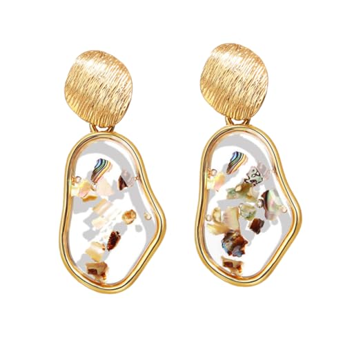 Beavorty 1 Paar Geometrische Ohrhänger für Damen Unregelmäßige Ohrringe Modischer Ohrschmuck für Partys Besondere Anlässe Glänzendes Design Beavorty 1 Paar Geometrische Ohrhänger für Damen Unregelmäßige Ohrringe Modischer Ohrschmuck für Partys Besondere Anlässe Glänzendes Design von Beavorty