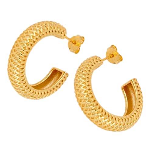 Beavorty 1 Paar Große C Förmige Ohrringe für Frauen Leichte Creolen für Partys Besondere Anlässe Perfektes für Damen von Beavorty