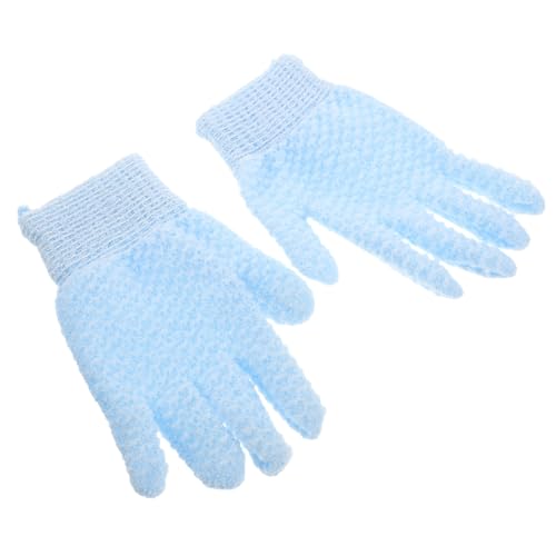 Beavorty 1paare Peeling-handschuhe Für Damen Badehandschuh Zum Duschen Mit Luffa Für Sanftes Peeling Und Massage Für Körperpflege Für Hause Und Reisen von Beavorty