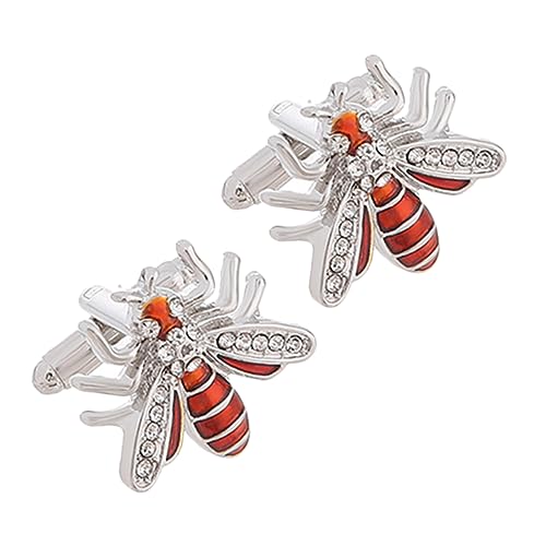 Beavorty 1 Paar Rhinestone Manschettenknöpfe für Herren Cufflinks Stilvolle Accessoires für Formelle Anlässe Hochzeiten von Beavorty