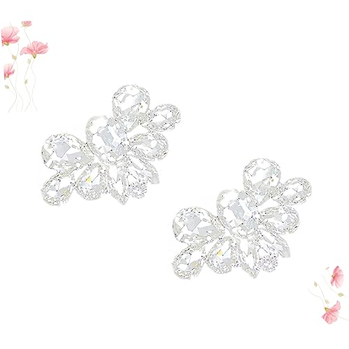 Beavorty 1 Paar Rhinestone Schuhclips für Frauen Funkelnde Schuhe Dekoration für Festlichkeiten Passend für Pumps Sandalen Stiefel von Beavorty