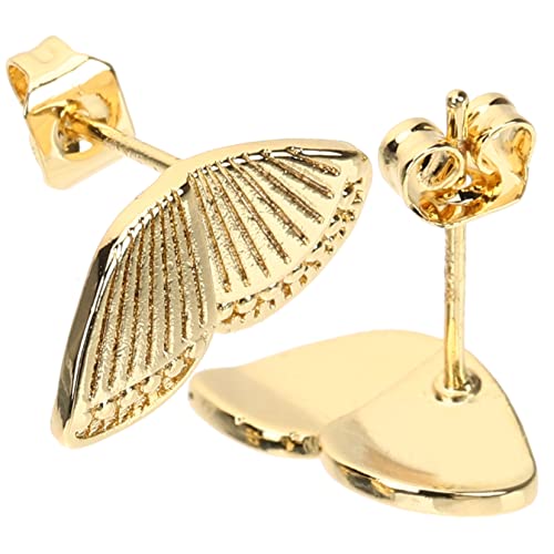 Beavorty 1 Paar Schmetterlingsohrringe für Damen Trendige Leichte Ohrstecker Lebendigen Farben für Besondere Anlässe Hochwertigem mit Goldbeschichtung Kombinierbar mit Jedem Outfit von Beavorty