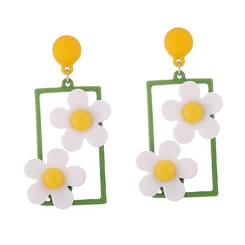 Beavorty Kreative Ohrhänger für Frauen Legierung Blumen Ohrstecker Leicht und Elegant für Alltag und Besondere Anlässe Beavorty Kreative Ohrhänger für Frauen Legierung Blumen Ohrstecker Leicht und Elegant für Alltag und Besondere Anlässe von Beavorty