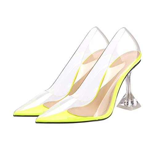 Beavorty 1 Paar Transparent High Heel Shoes mit Eleganter Spitze für Formelle und Anlässe und Langlebig für Partys Meetings und Alltagsstylings Beavorty 1 Paar Transparent High Heel Shoes mit Eleganter Spitze für Formelle und Anlässe und Langlebig für Partys Meetings und Alltagsstylings von Beavorty
