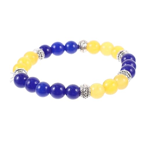 Beavorty 1 Saite Verstellbares Armband Naturstein für Damen und Herren Bunte Perlenarmband mit Dekorativen für Besondere Anlässe Langlebig und von Beavorty