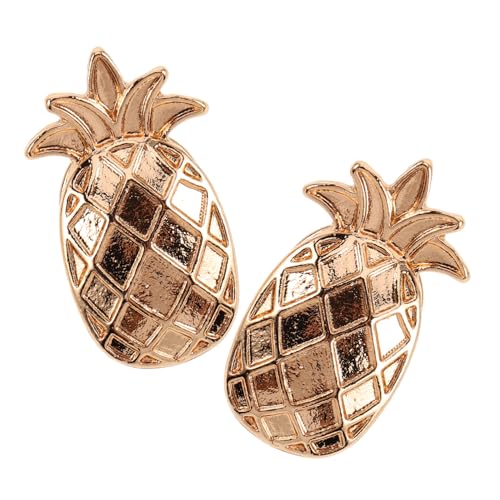 Beavorty 2stücke Cartoon-ananas Broschen Lustige Anstecknadeln Für Kleidung Schals Hüte Und Jacken Accessoires Für Sommerstrandpartys Und Hawaiianische Outfits von Beavorty