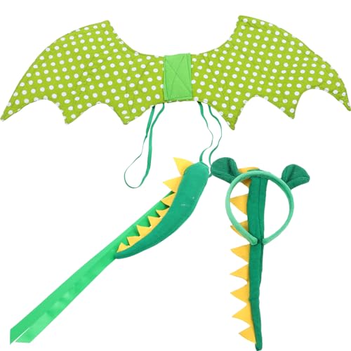 Beavorty Dinosaurier-kostüm Für Mädchen Flügel Stirnband Kleinkind-dinosaurier-kostüme von Beavorty