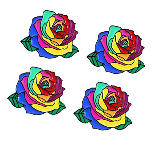 Beavorty 1 Satz Kreative Broschen Dekorative Broschen Legierung Für Kleidung Taschen Farbenfrohes Design Leicht Langlebig Für Besondere Anlässe Täglichen Gebrauch 4 Stück von Beavorty