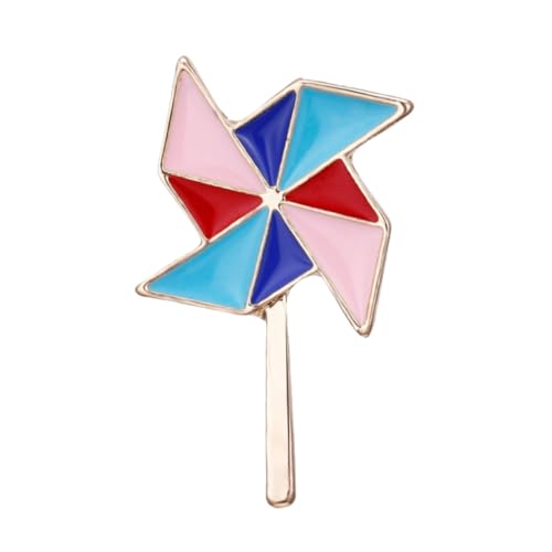 Beavorty 1 Satz Kreative Windmühlen Broschen Cartoon Anstecknadeln Für Kleidung Unisex Brustnadel Farbenfrohes Accessoire Hochwertigem Legierungs Material Für Damen Herren 5 Stück von Beavorty